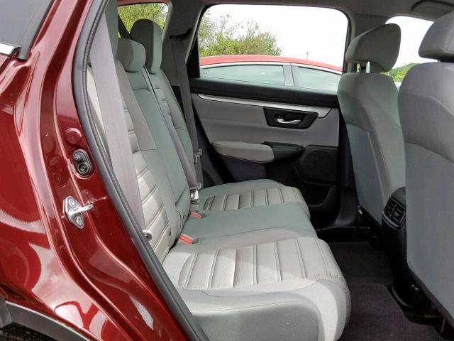 2HKRW6H31JH229864 - 2018 HONDA CR-V LX RED photo 6