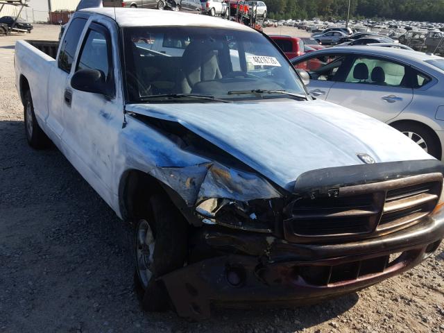 1B7GL22X5XS142290 - 1999 DODGE DAKOTA WHITE photo 1