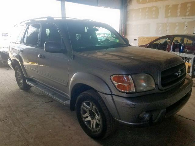 5TDZT34A33S142976 - 2003 TOYOTA SEQUOIA SR GRAY photo 1