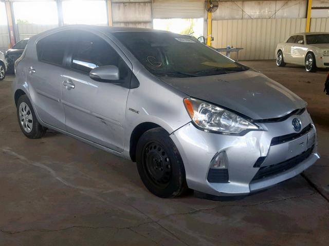 JTDKDTB31E1563422 - 2014 TOYOTA PRIUS C SILVER photo 1