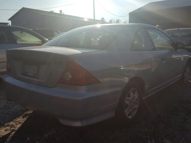 1HGEM21165L077623 - 2005 HONDA CIVIC DX V SILVER photo 4