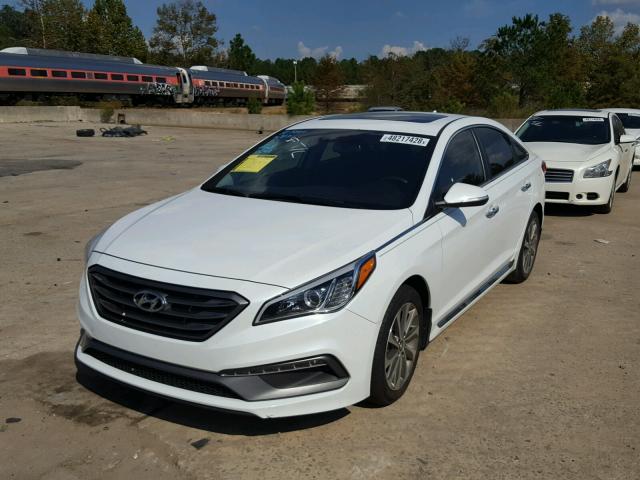 5NPE34AF5GH428814 - 2016 HYUNDAI SONATA SPO WHITE photo 2