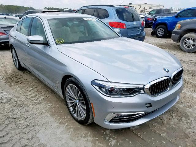 WBAJE5C54JG918446 - 2018 BMW 540 I SILVER photo 1