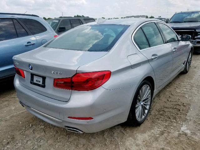 WBAJE5C54JG918446 - 2018 BMW 540 I SILVER photo 4