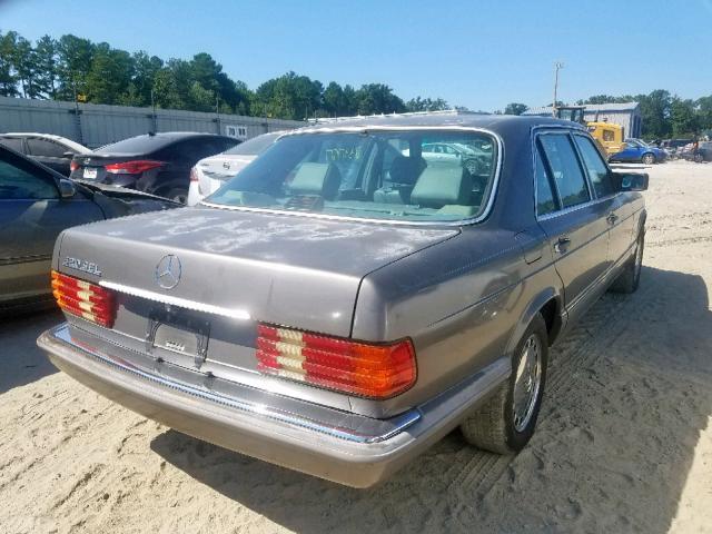 WDBCA35E7MA602229 - 1991 MERCEDES-BENZ 420 SEL GRAY photo 4