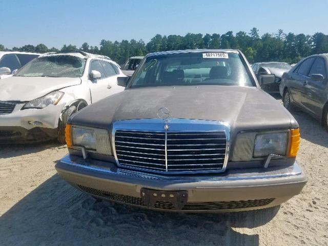 WDBCA35E7MA602229 - 1991 MERCEDES-BENZ 420 SEL GRAY photo 9