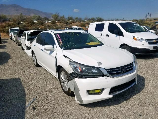 1HGCR2F88DA258330 - 2013 HONDA ACCORD EXL WHITE photo 1