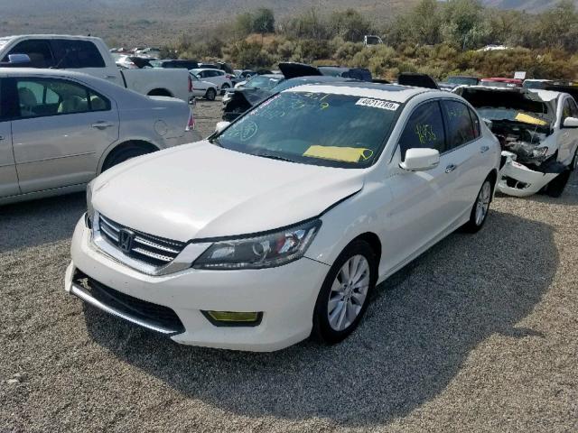 1HGCR2F88DA258330 - 2013 HONDA ACCORD EXL WHITE photo 2