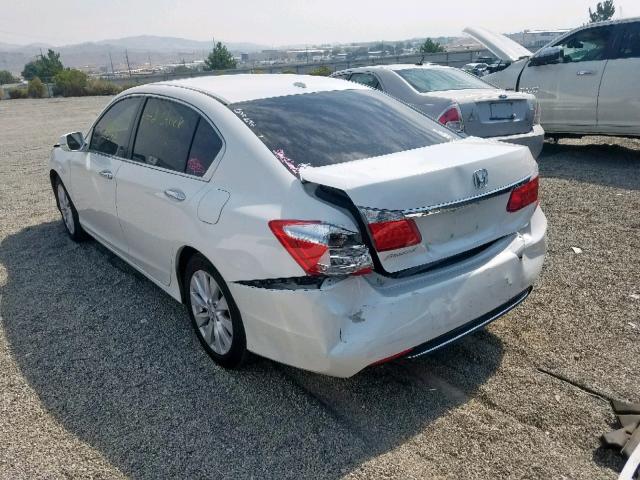 1HGCR2F88DA258330 - 2013 HONDA ACCORD EXL WHITE photo 3