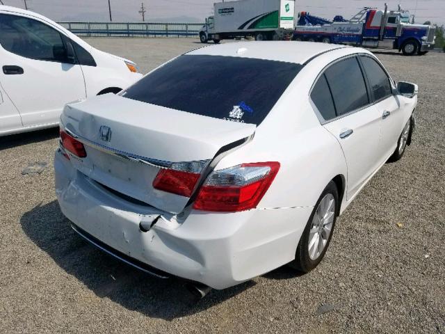 1HGCR2F88DA258330 - 2013 HONDA ACCORD EXL WHITE photo 4