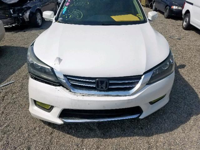 1HGCR2F88DA258330 - 2013 HONDA ACCORD EXL WHITE photo 7