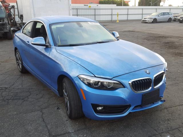 WBA2J1C52JVD09086 - 2018 BMW 230I BLUE photo 1