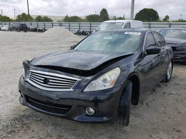 JN1DV6AP1BM604432 - 2011 INFINITI G25 BASE BLACK photo 2