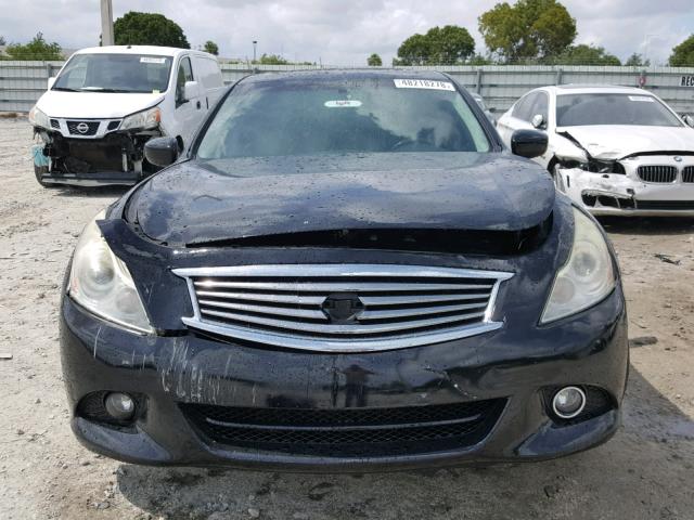 JN1DV6AP1BM604432 - 2011 INFINITI G25 BASE BLACK photo 9