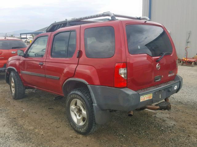 5N1ED28TX3C684817 - 2003 NISSAN XTERRA XE RED photo 3