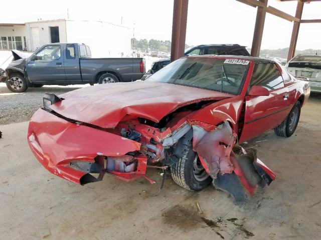 1G2FS23T4ML248184 - 1991 PONTIAC FIREBIRD RED photo 2