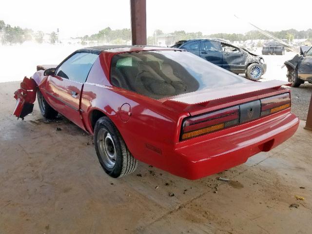 1G2FS23T4ML248184 - 1991 PONTIAC FIREBIRD RED photo 3