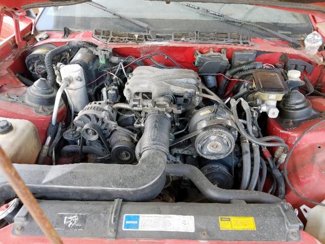 1G2FS23T4ML248184 - 1991 PONTIAC FIREBIRD RED photo 7