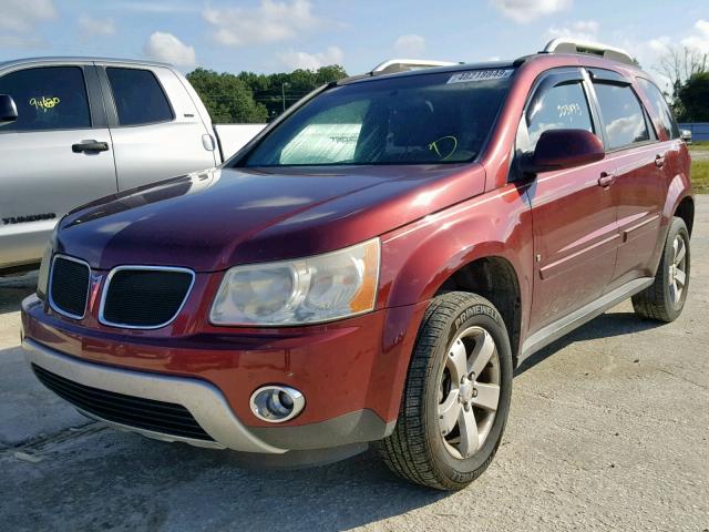 2CKDL63F176086179 - 2007 PONTIAC TORRENT RED photo 2