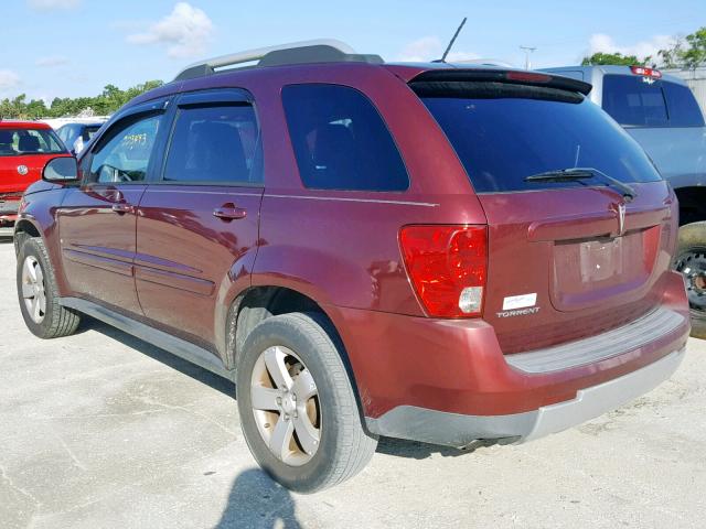 2CKDL63F176086179 - 2007 PONTIAC TORRENT RED photo 3