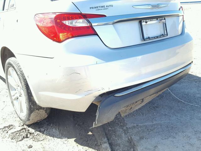 1C3CCBBG4CN184381 - 2012 CHRYSLER 200 TOURIN SILVER photo 9