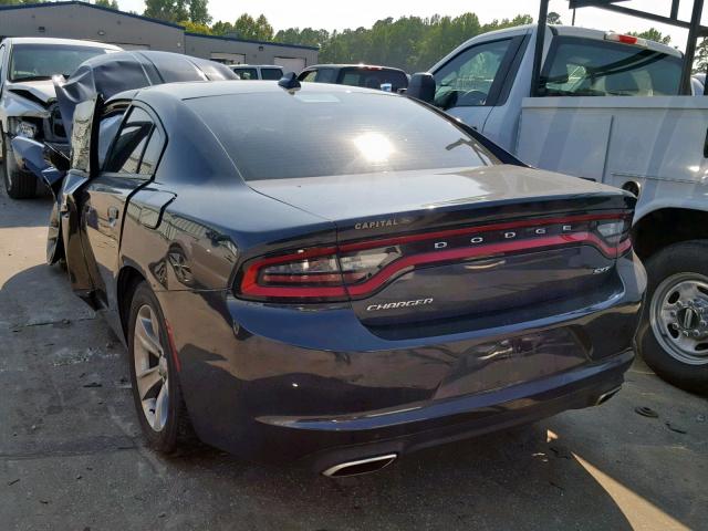 2C3CDXHG7GH355057 - 2016 DODGE CHARGER SX BLACK photo 3