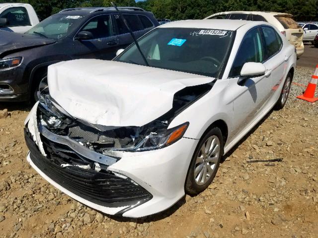 4T1B11HK4KU775653 - 2019 TOYOTA CAMRY L WHITE photo 2