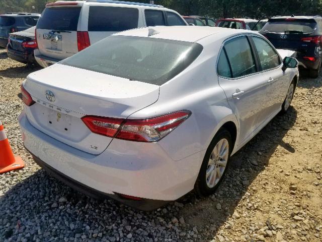 4T1B11HK4KU775653 - 2019 TOYOTA CAMRY L WHITE photo 4