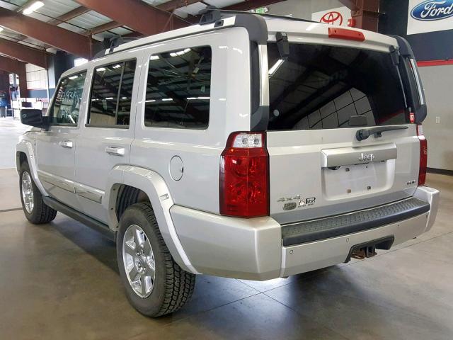 1J8HG68297C635565 - 2007 JEEP COMMANDER SILVER photo 3