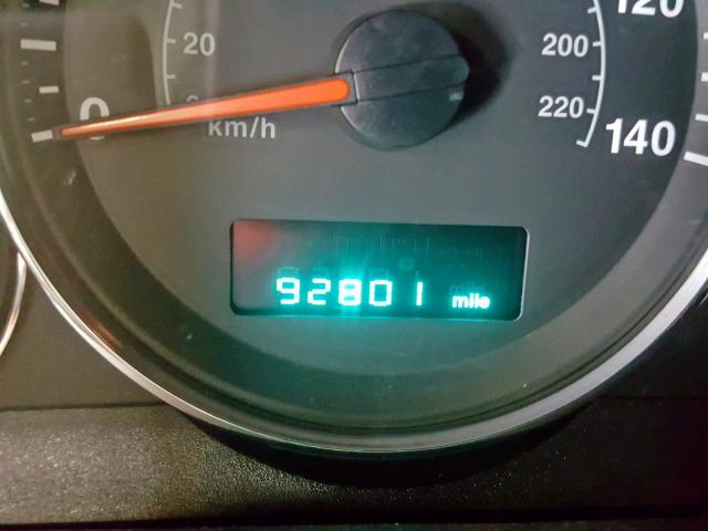 1J8HG68297C635565 - 2007 JEEP COMMANDER SILVER photo 8