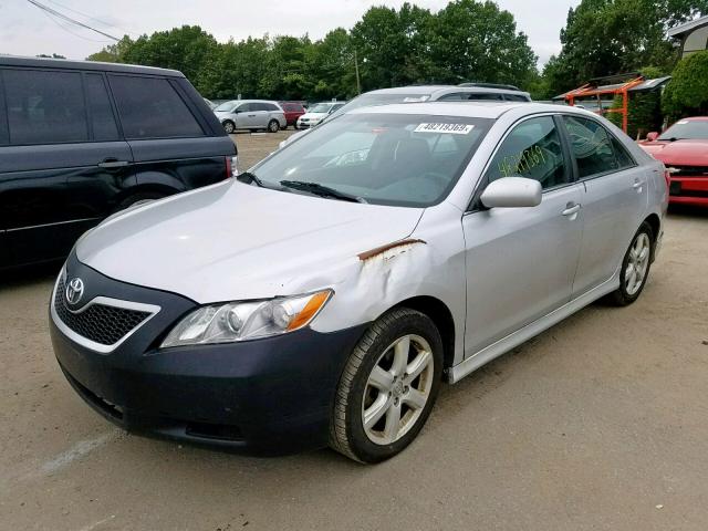 4T1BE46K88U776855 - 2008 TOYOTA CAMRY CE SILVER photo 2