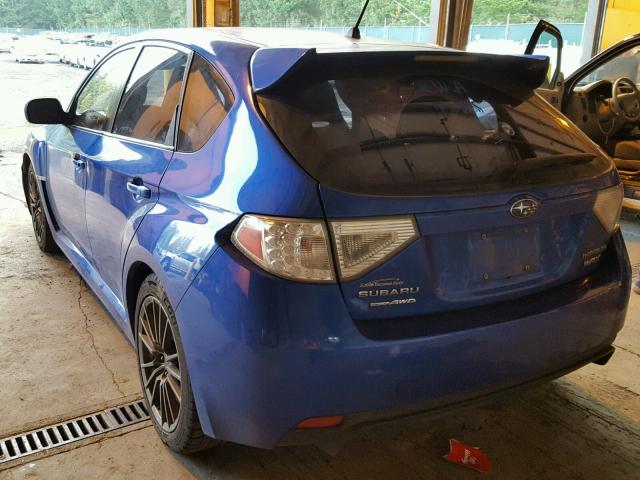 JF1GR7E60BG823909 - 2011 SUBARU IMPREZA WR BLUE photo 3