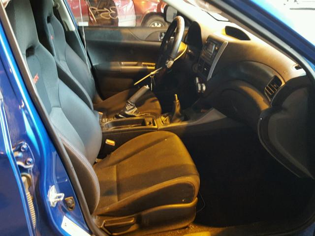 JF1GR7E60BG823909 - 2011 SUBARU IMPREZA WR BLUE photo 5