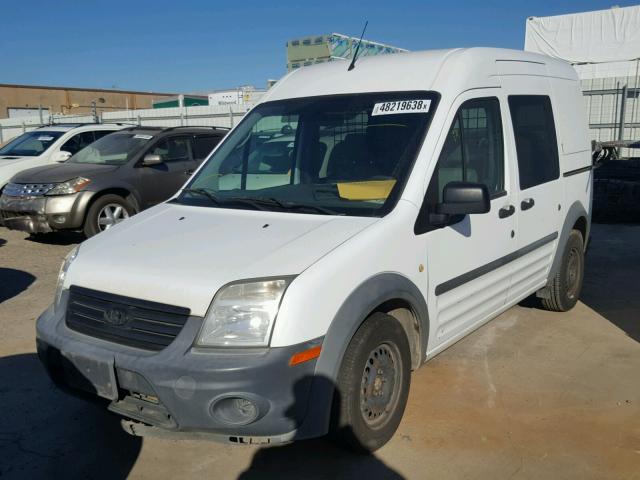 NM0LS6AN3BT057442 - 2011 FORD TRANSIT CO WHITE photo 2