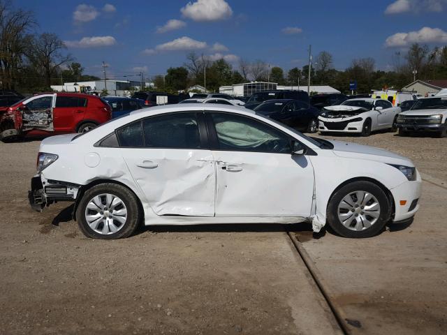 1G1PA5SHXD7245843 - 2013 CHEVROLET CRUZE LS WHITE photo 9