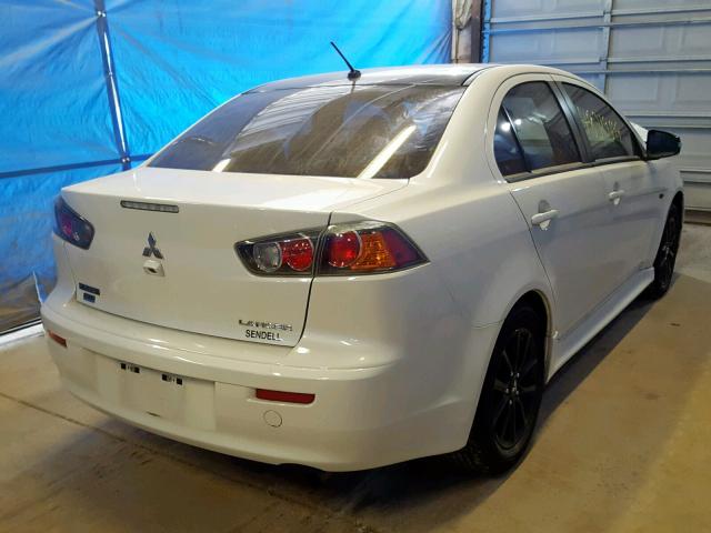 JA32U2FU2HU010387 - 2017 MITSUBISHI LANCER ES WHITE photo 4