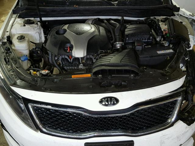 5XXGR4A6XFG377330 - 2015 KIA OPTIMA SX WHITE photo 7