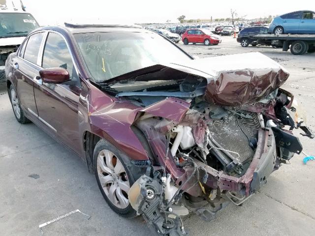 1HGCP26829A174906 - 2009 HONDA ACCORD EXL MAROON photo 1