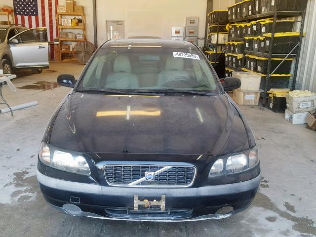 YV1RS61R622172505 - 2002 VOLVO S60 BLACK photo 9