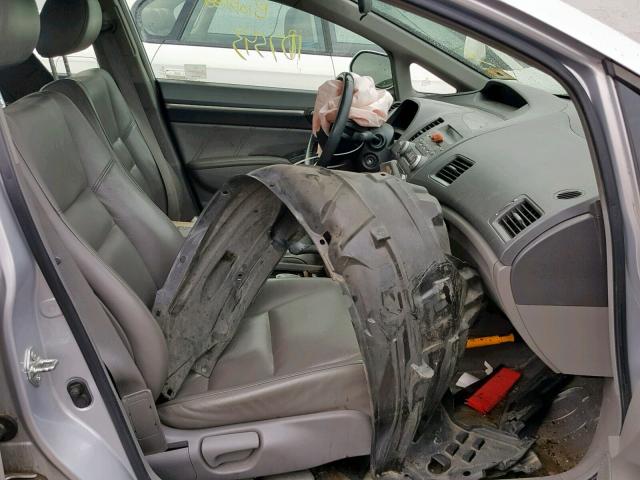 2HGFA16929H508208 - 2009 HONDA CIVIC EXL 银色 照片 5