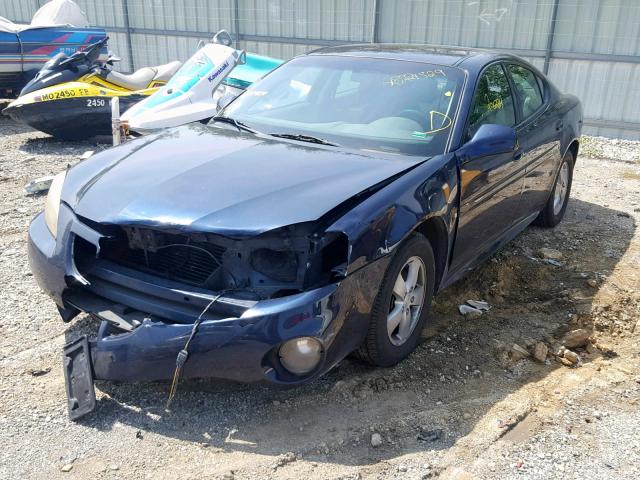 2G2WP552X81147931 - 2008 PONTIAC GRAND PRIX BLUE photo 2