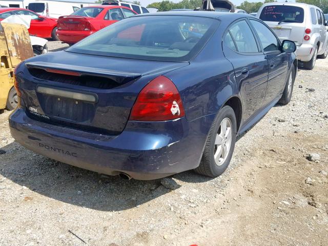 2G2WP552X81147931 - 2008 PONTIAC GRAND PRIX BLUE photo 4