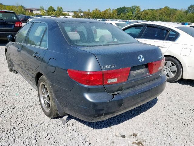 1HGCM56405A103351 - 2005 HONDA ACCORD LX BLUE photo 3