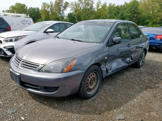 JA3AJ26E56U067743 - 2006 MITSUBISHI LANCER ES GRAY photo 2