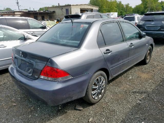 JA3AJ26E56U067743 - 2006 MITSUBISHI LANCER ES GRAY photo 4