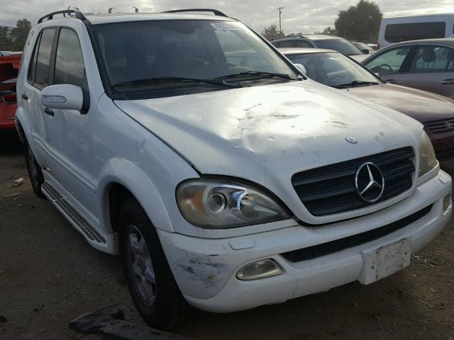 4JGAB54E62A328839 - 2002 MERCEDES-BENZ ML 320 WHITE photo 1