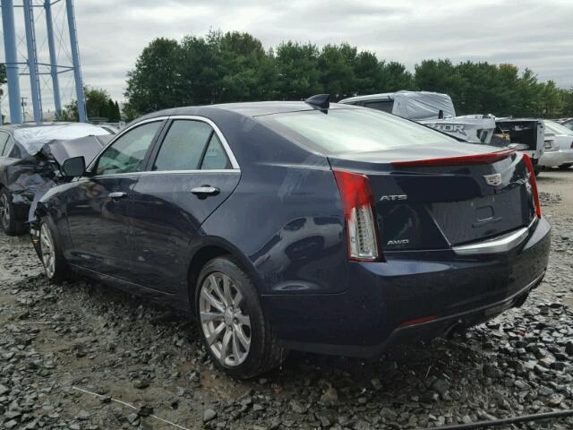 1G6AH5RX5H0133233 - 2017 CADILLAC ATS LUXURY BLUE photo 3