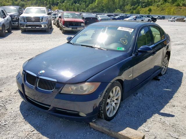 WBAVB33596KS37797 - 2006 BMW 330 I BLACK photo 2