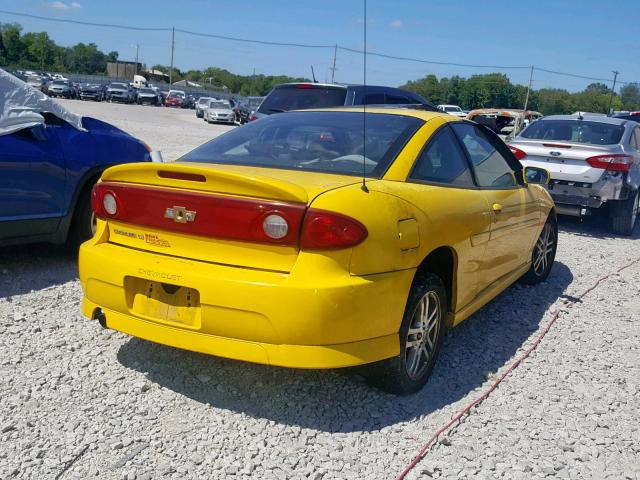 1G1JH12F357155881 - 2005 CHEVROLET CAVALIER L YELLOW photo 4