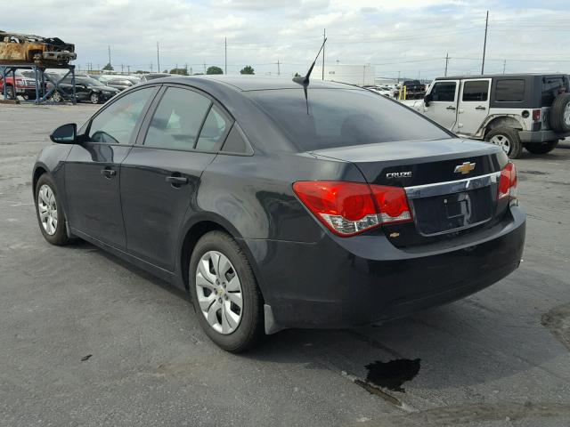 1G1PA5SH8D7257778 - 2013 CHEVROLET CRUZE LS BLACK photo 3